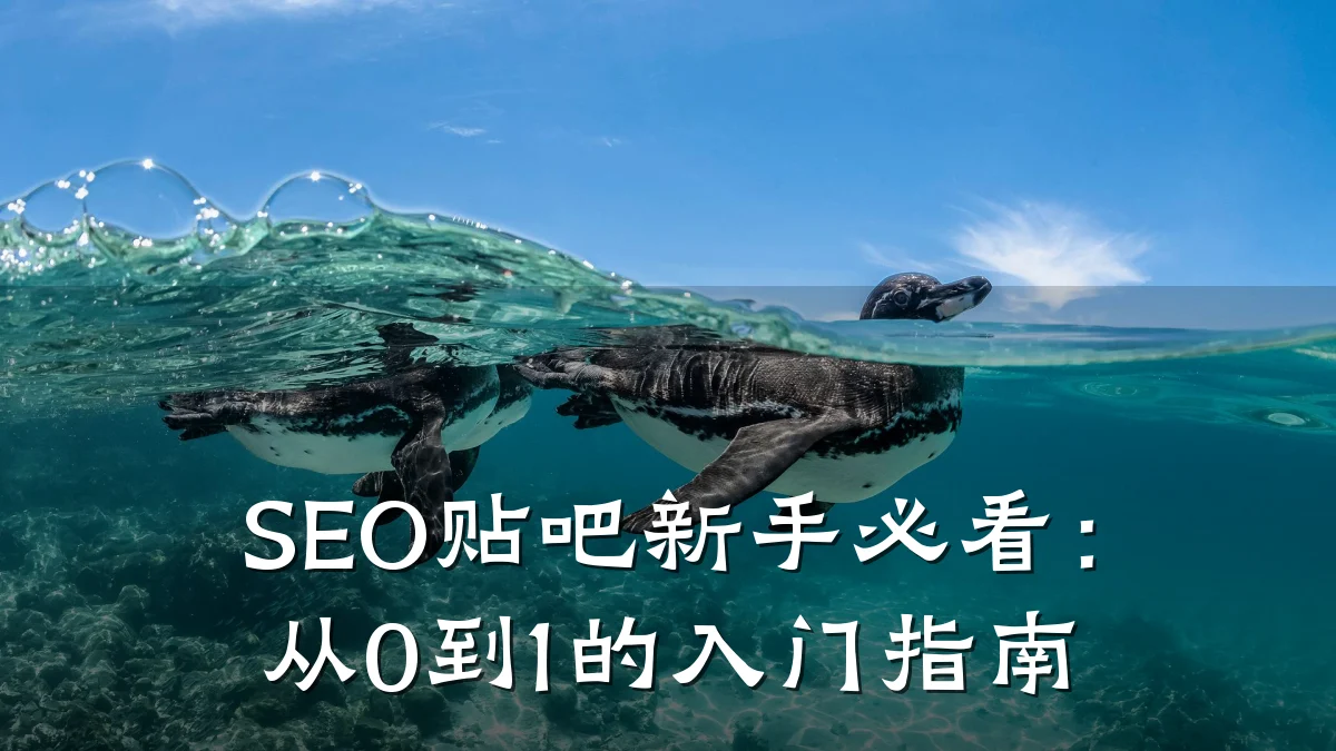 SEO贴吧新手必看:从0到1的入门指南