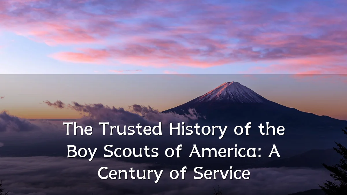 The Trusted History of the Boy Scouts of America: A Century of Service