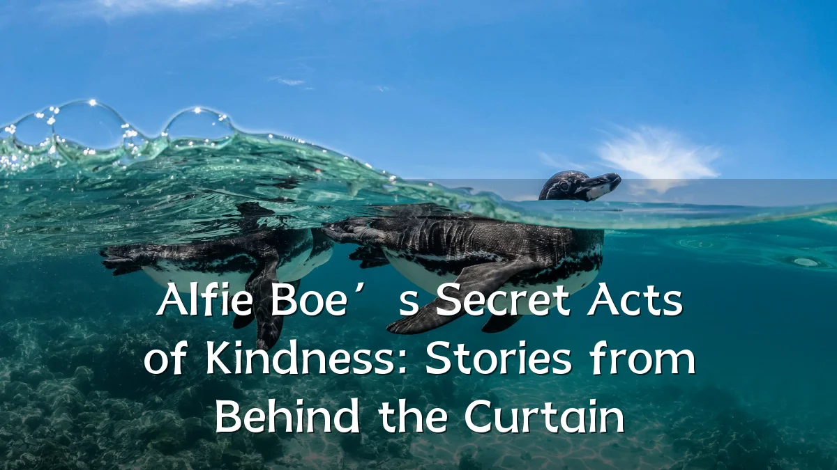 Alfie Boe’s Secret Acts of Kindness: Stories from Behind the Curtain