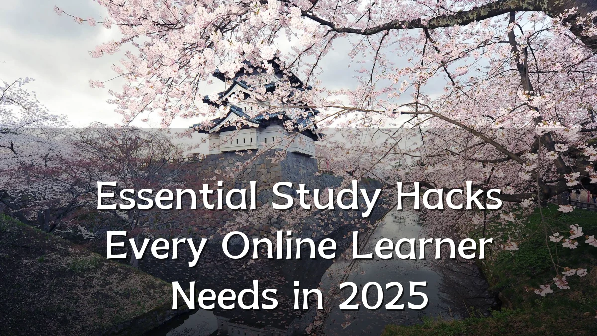 Essential Study Hacks Every Online Learner Needs in 2025