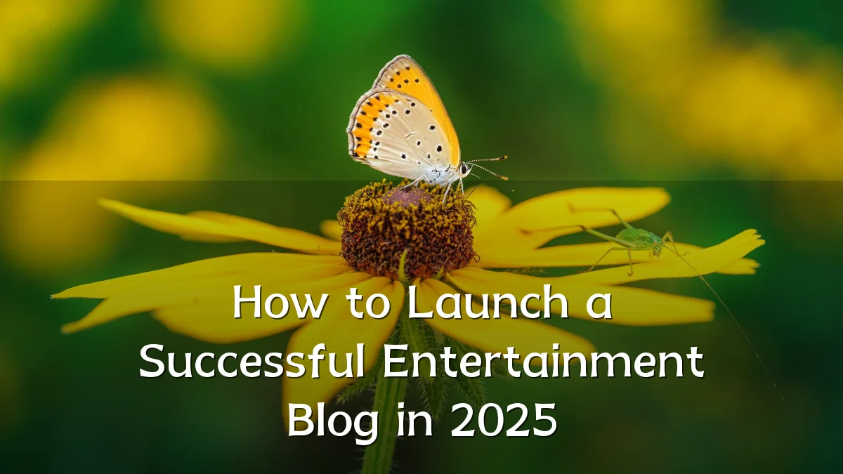 How to Launch a Successful Entertainment Blog in 2025