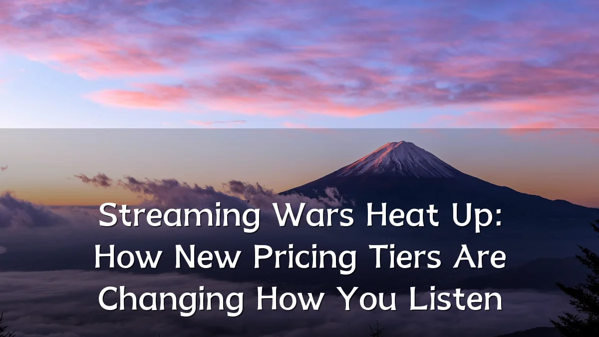 Streaming Wars Heat Up: How New Pricing Tiers Are Changing How You Listen