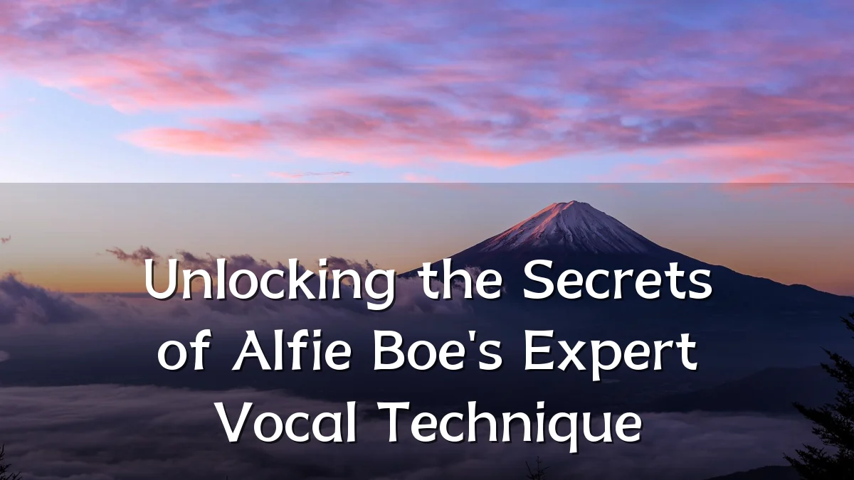 Unlocking the Secrets of Alfie Boe's Expert Vocal Technique