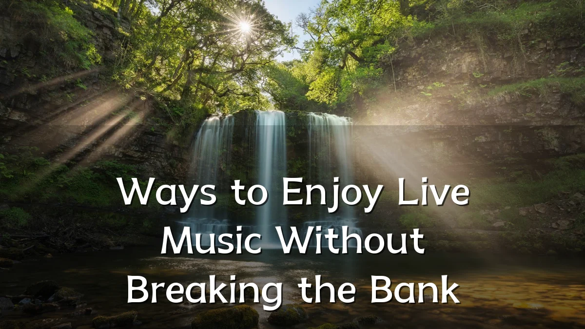 Ways to Enjoy Live Music Without Breaking the Bank