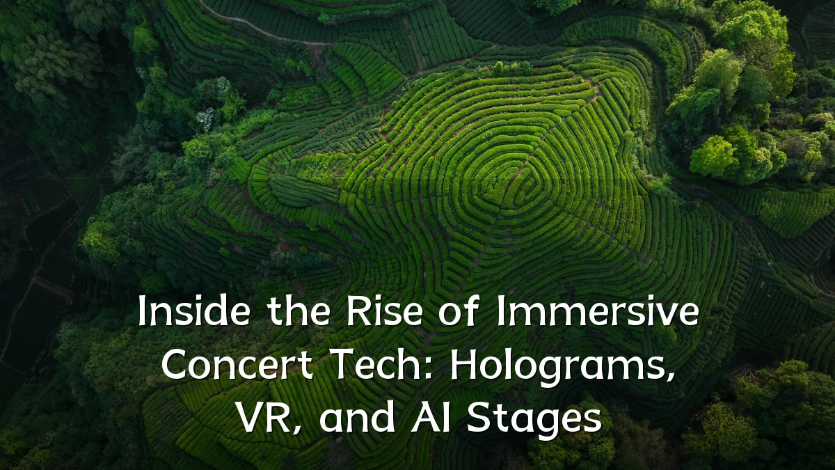 Inside the Rise of Immersive Concert Tech: Holograms, VR, and AI Stages